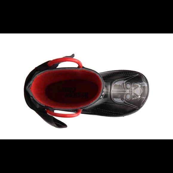 NIB Star Wars Darth Vadar rain boots Size 5 - Picture 7 of 8